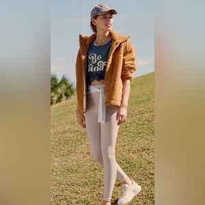 Varley pale pink leggings size L/XL